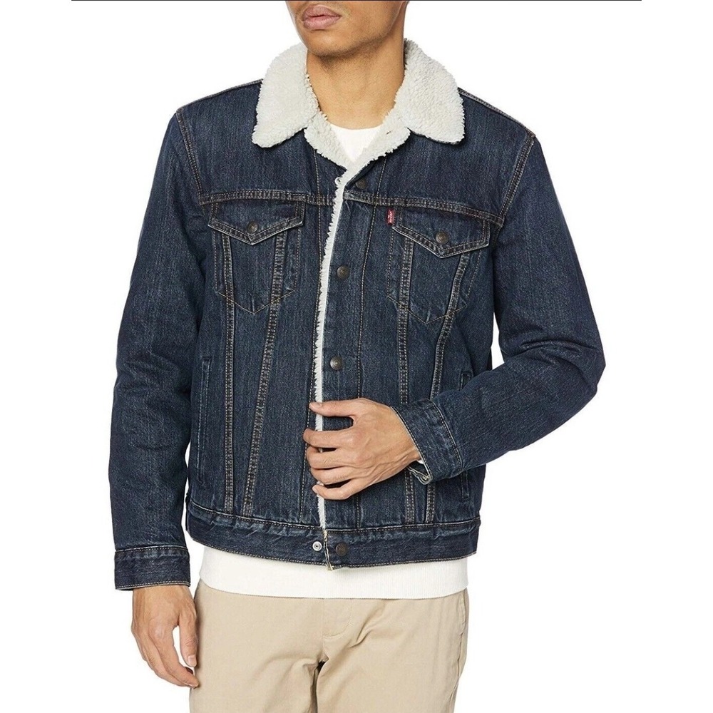 Levi's Men's Type III Sherpa Trucker Jacket Picolito 163650115 Small NWT